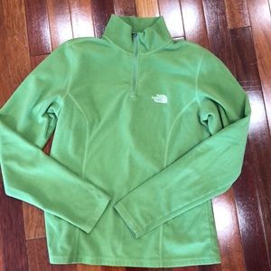 North face quarter zip sweater